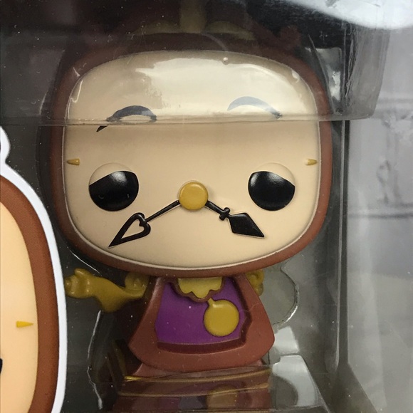 Funko Pop 1133 Disney Beauty And The Beast Cogsworth Clock Bubble Vinyl Figure - Picture 2 of 7
